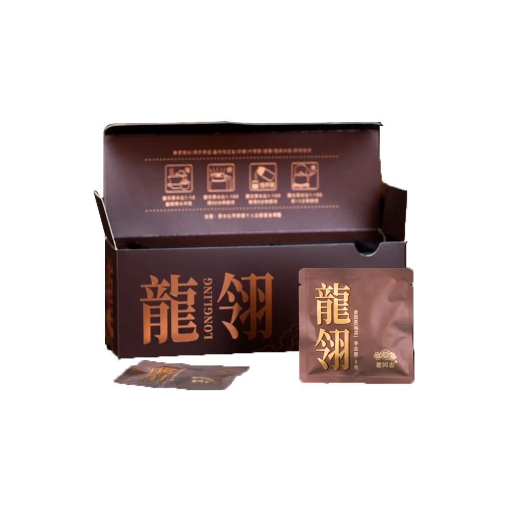 2024 (Ripe) 龍翎熟 Dragon Plume Pu’er Tea 150g (6g × 25)