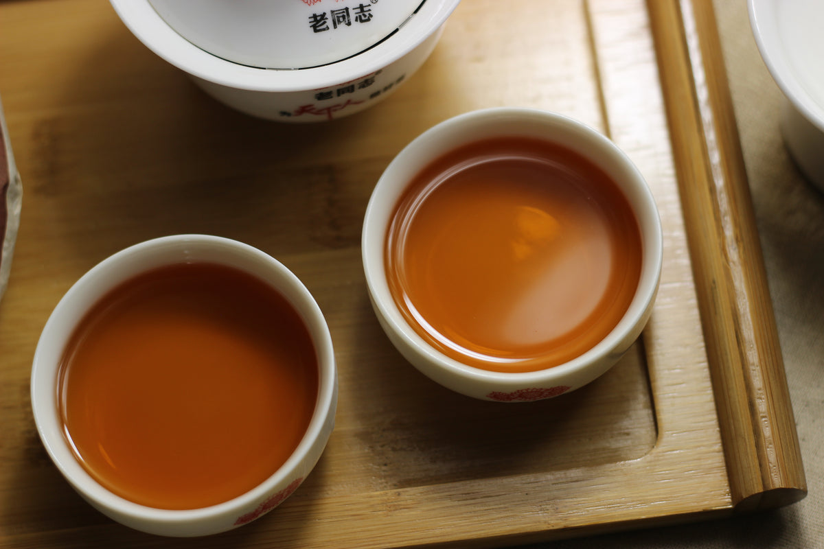2005年(熟)‘501’紫芽普洱茶饼