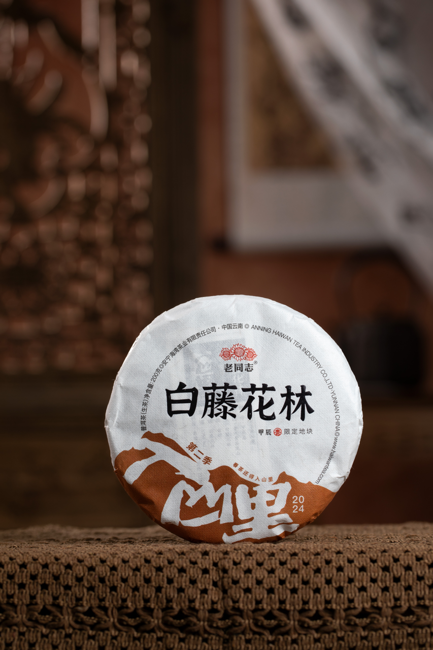 2024(生)白藤花林白藤花林普洱茶饼(200克)