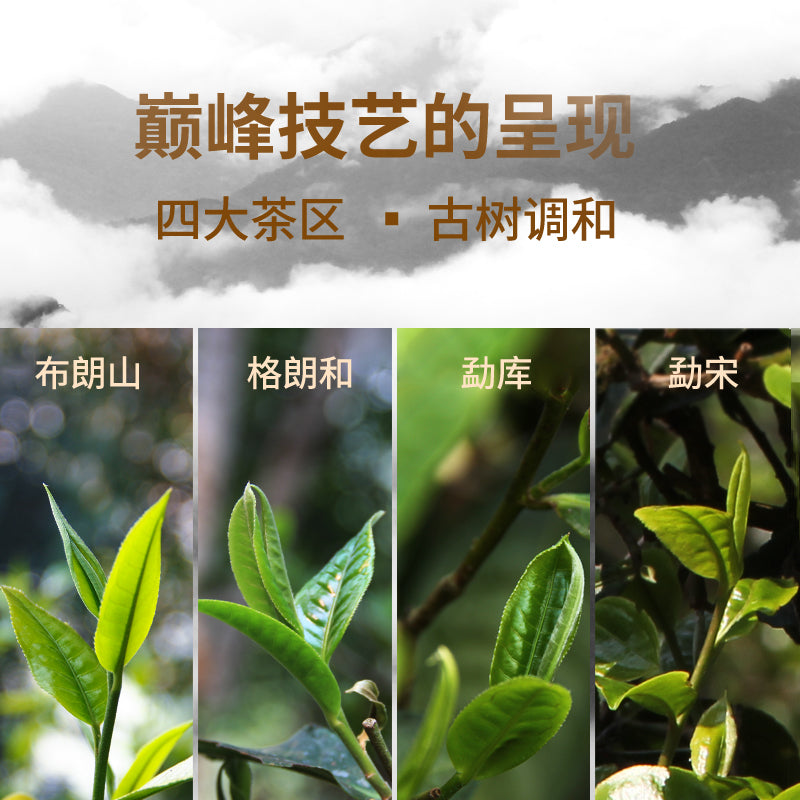 2022 (Ripe) 'lianggong' puerh tea cake 400g